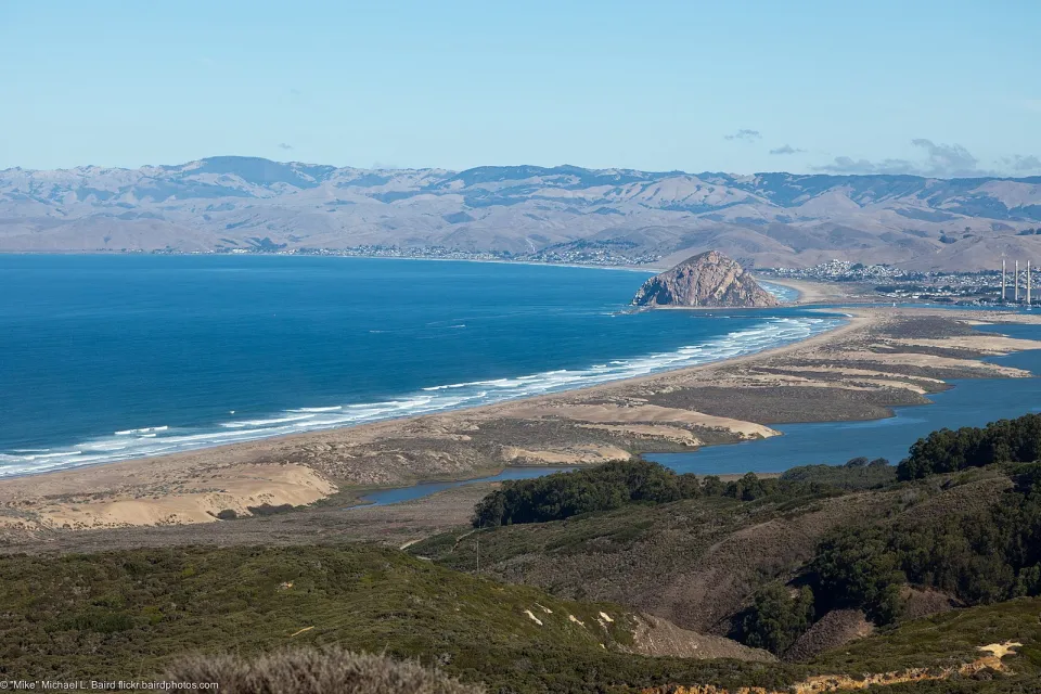 View from the summit of Hazard Peak in Montana de Oro State Park, San Luis Obispo County, California